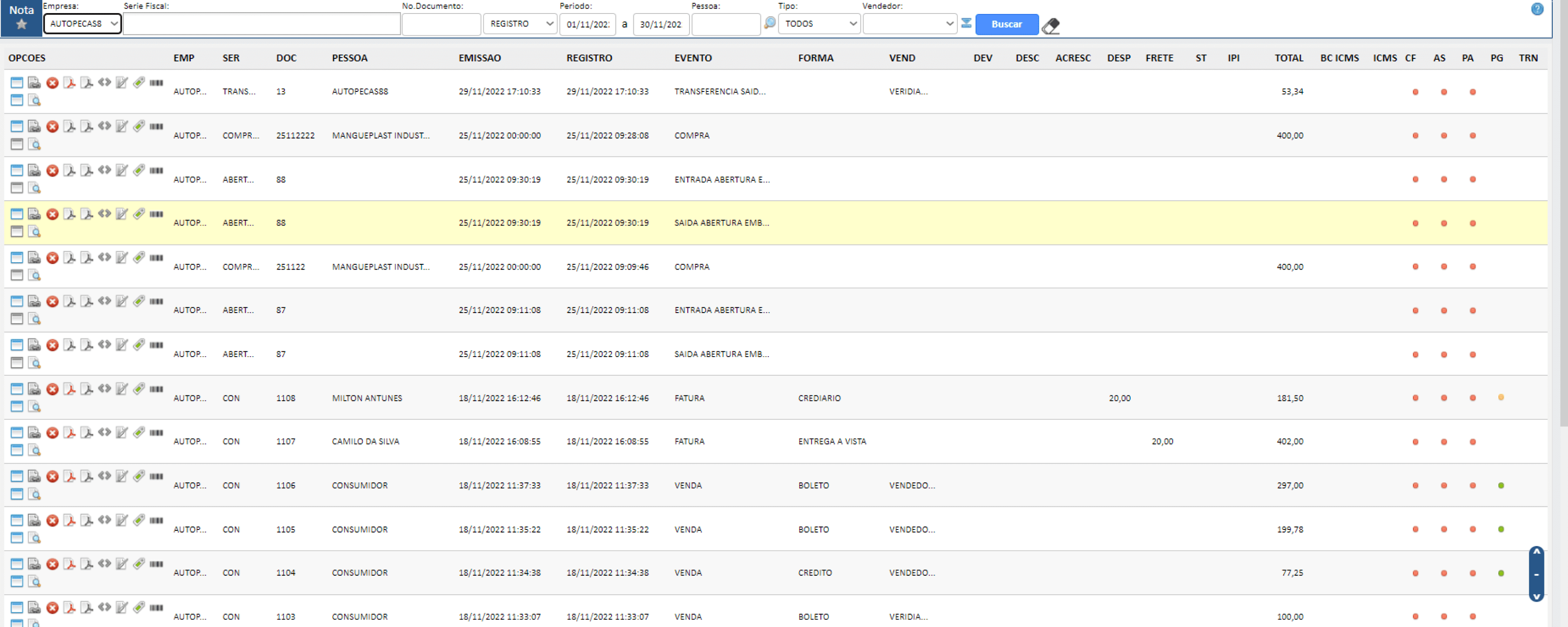 imagens dos modulos, conteudo do site, cotacoes em um clique, vendas rapidas e relatorios